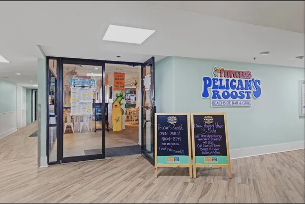 a large room with large windows