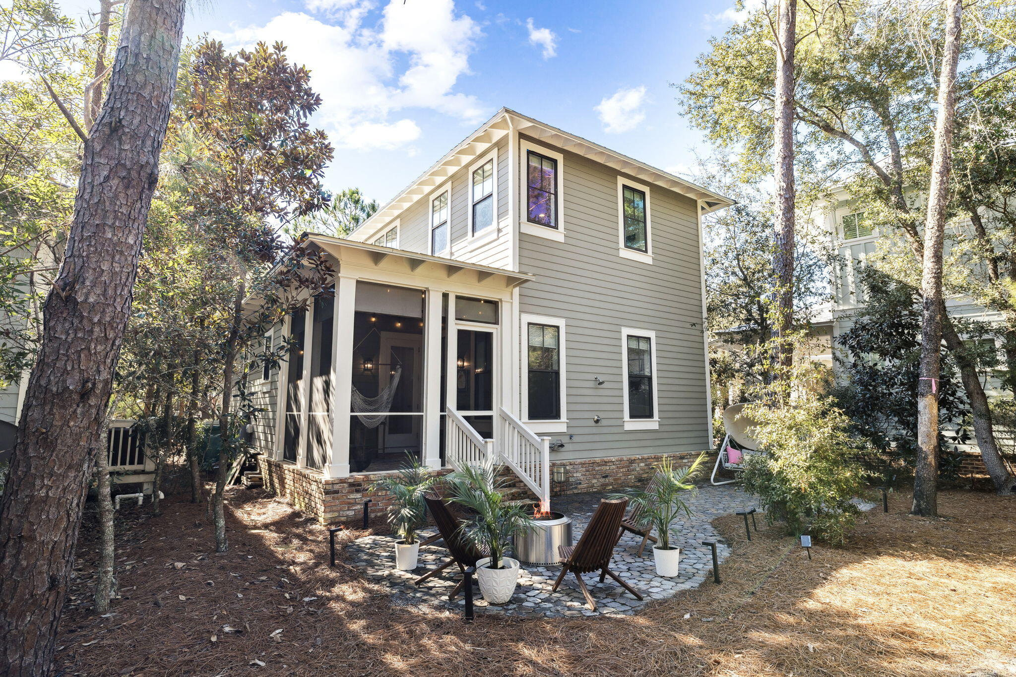 113 Nickajack North Santa Rosa Beach, FL 32459 - Photo 56 of 87 a front view of a house with garden