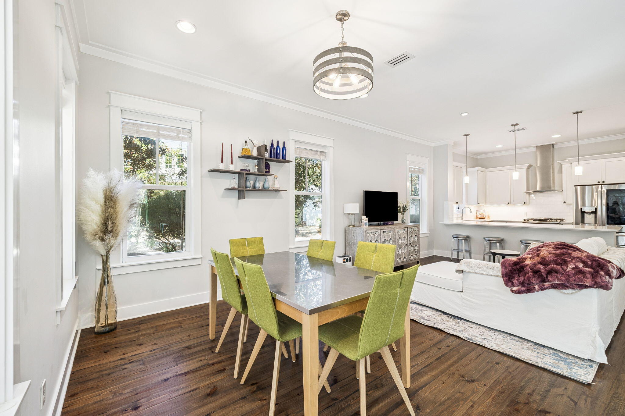 113 Nickajack North Santa Rosa Beach, FL 32459 - Photo 10 of 87 a view of a dining room with furniture and wooden floor
