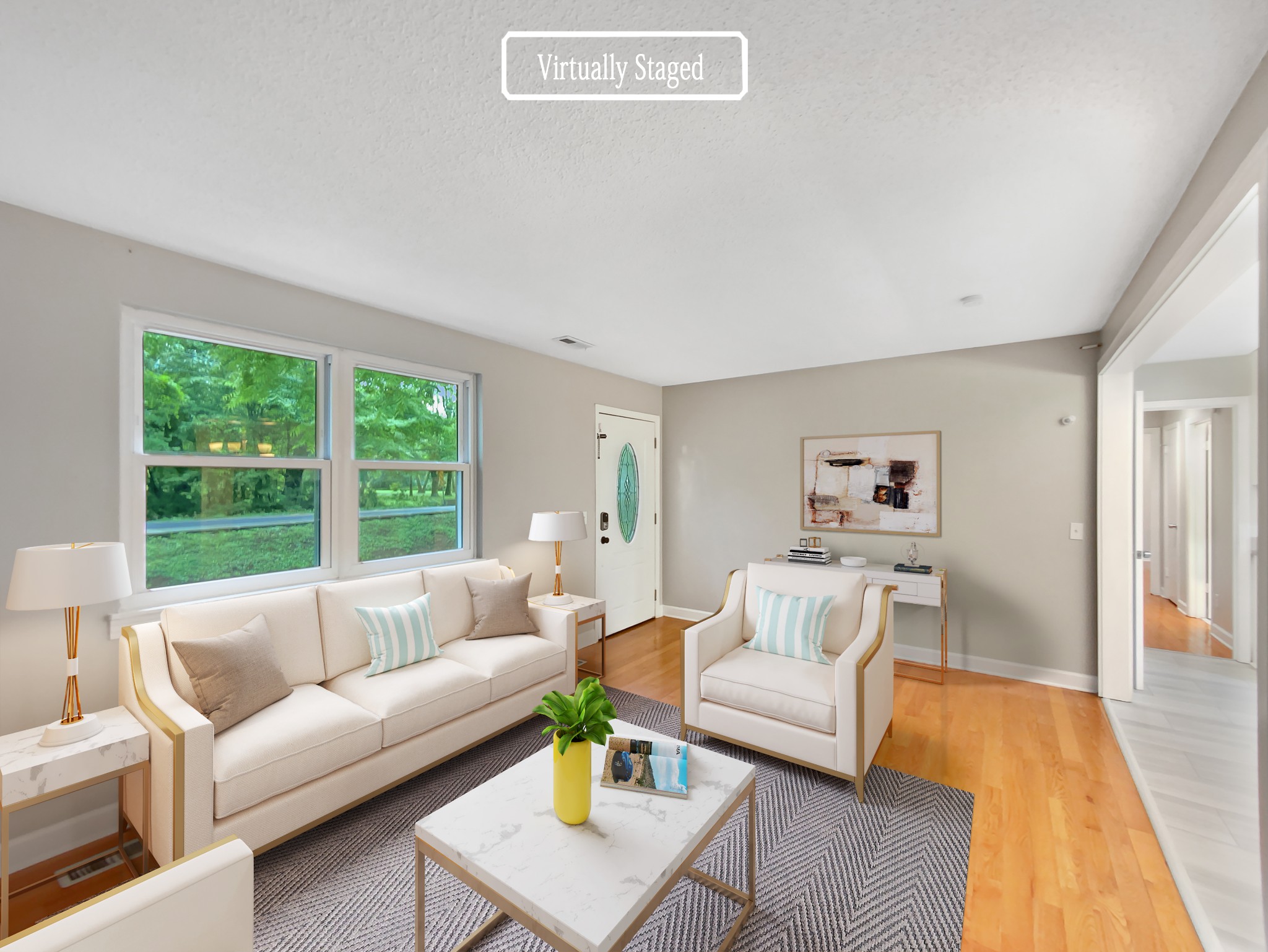 1223 Main Street Pleasant View, TN 37146 - Photo 3 of 20 a living room with furniture and a large window