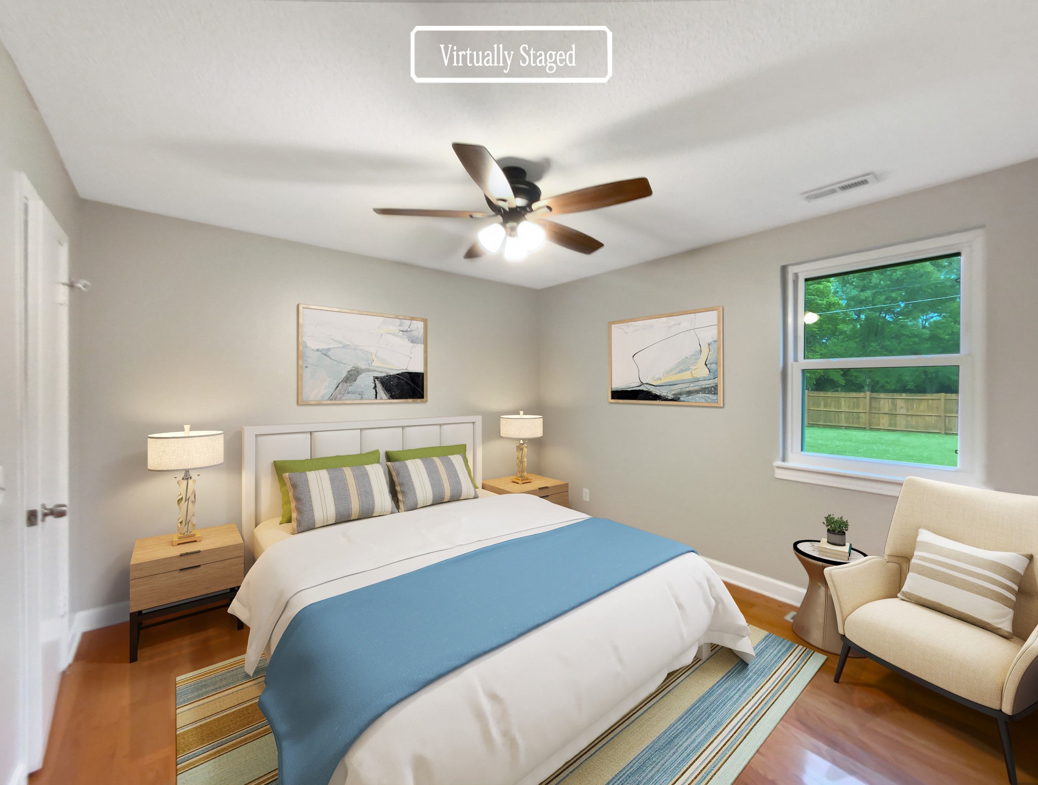 1223 Main Street Pleasant View, TN 37146 - Photo 10 of 20 a bedroom with a bed and a couch