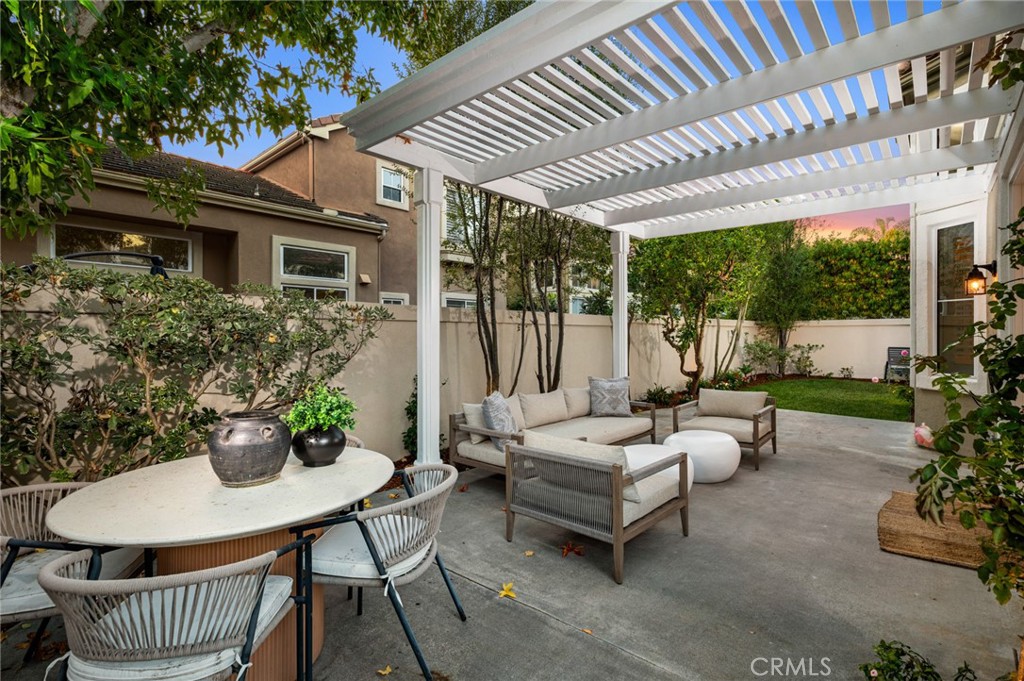 20 Fecamp Newport Coast, CA 92657 - Photo 30 of 35 a patio with patio a couch and chairs