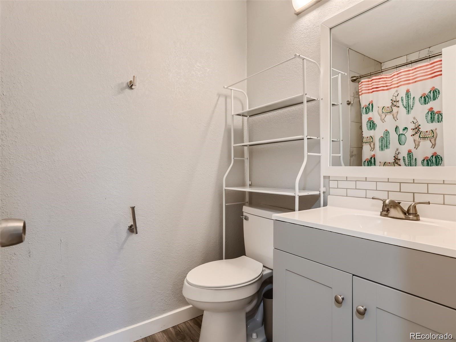 5941 South Perth Street Centennial, CO 80015 - Photo 22 of 28 a bathroom with a sink toilet and a mirror