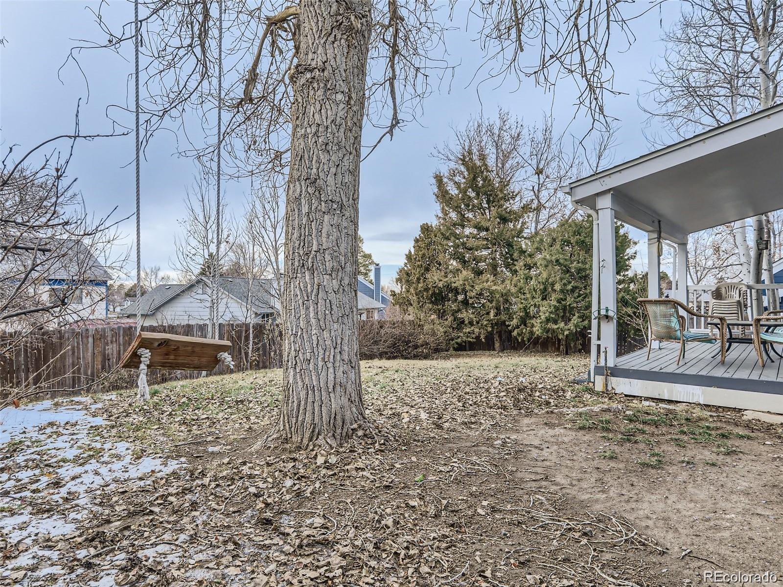5941 South Perth Street Centennial, CO 80015 - Photo 27 of 28 a backyard of a house with lots of green space