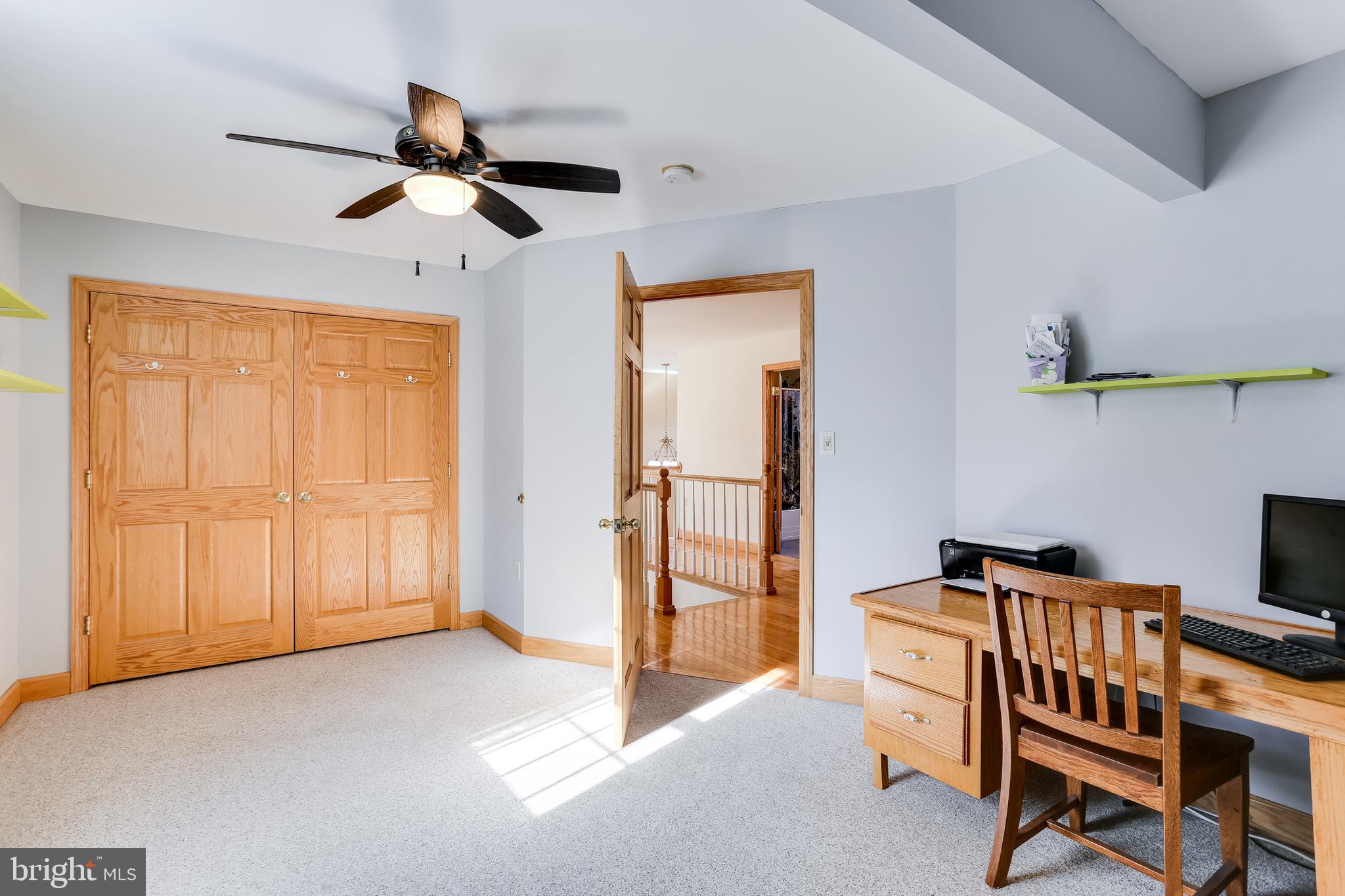 766 West Watersville Road Mount Airy, MD 21771 - Photo 41 of 61 Fourth Bedroom with Ceiling Fan