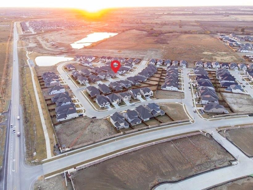 14561 Elion Court Pilot Point, TX 76258 - Photo 5 of 36 Aerial view of property's location featuring nearby suburban area