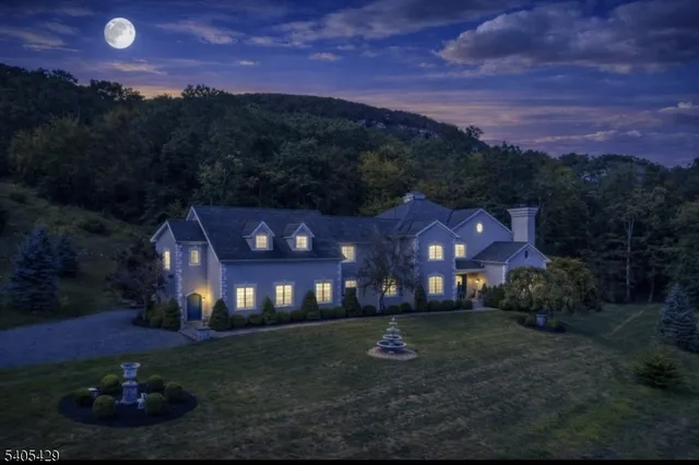 a view of a yard in front of the house with a yard