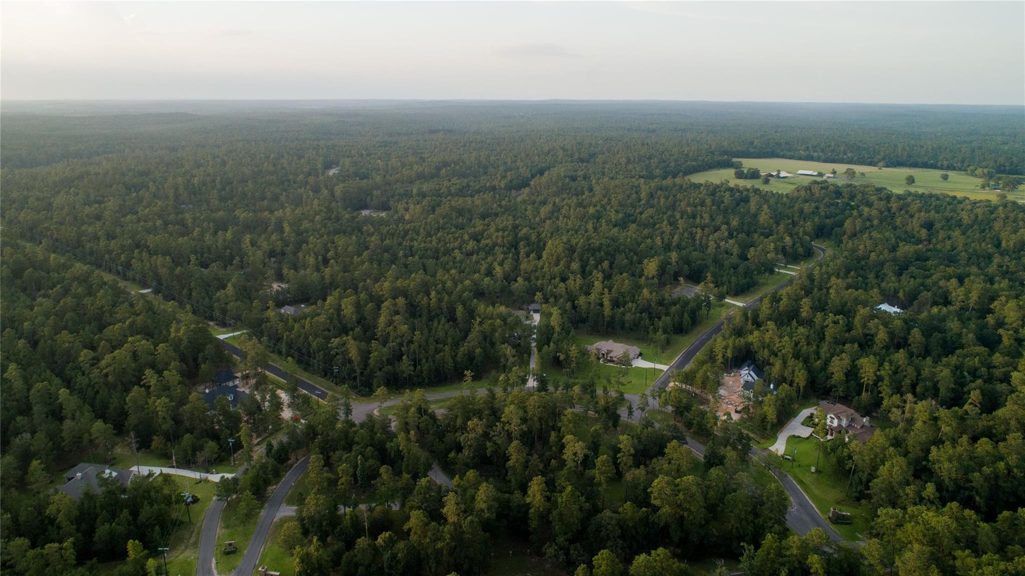 5-6-229 Dipping Vat Road Huntsville, TX 77340 - Photo 12 of 22 an aerial view of residential houses and outdoor space