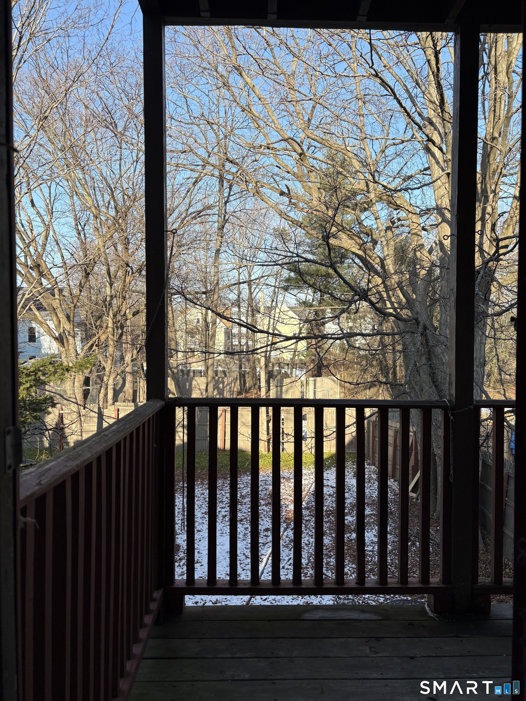 787 Elm Street, Unit 2 New Haven, CT 06511 - Photo 15 of 16 a view of a wooden fence