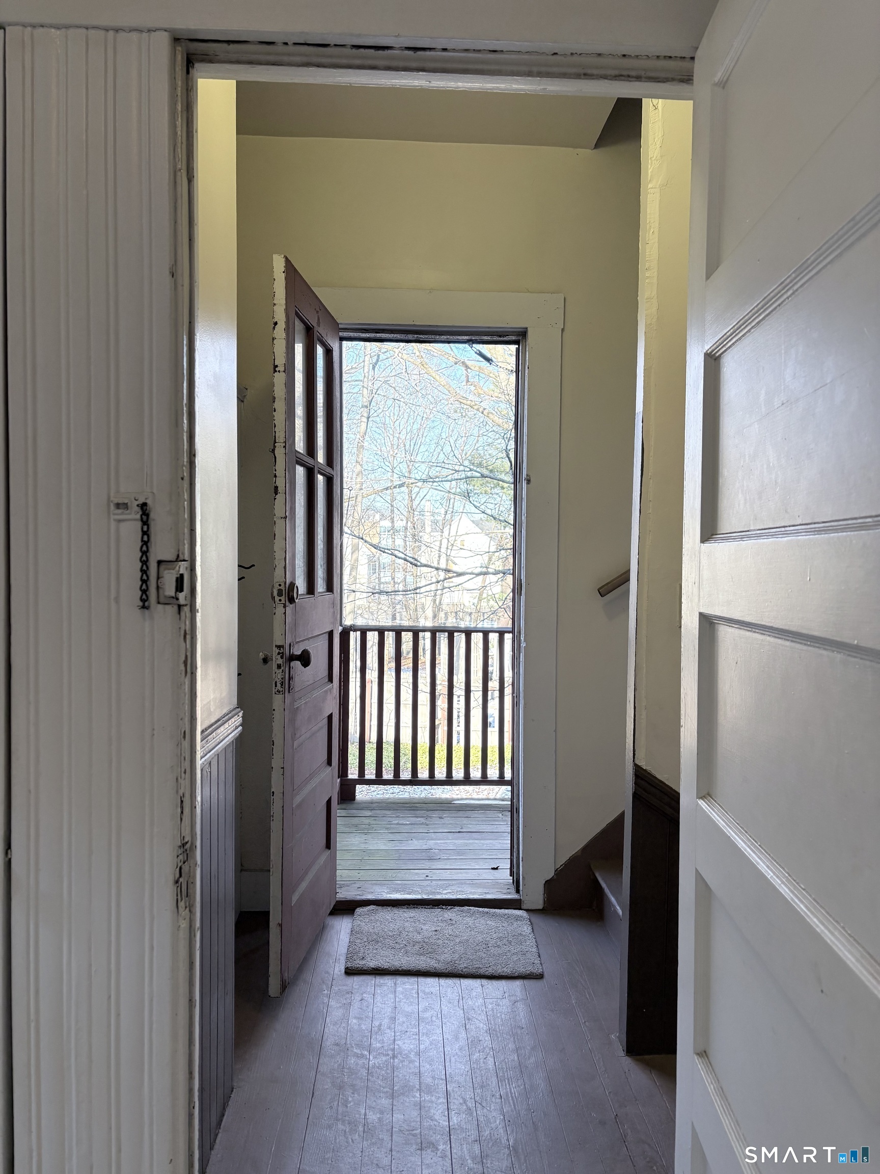 787 Elm Street, Unit 2 New Haven, CT 06511 - Photo 6 of 16 a view of entryway with a door and wooden floor