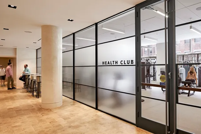 a view of a living room with furniture