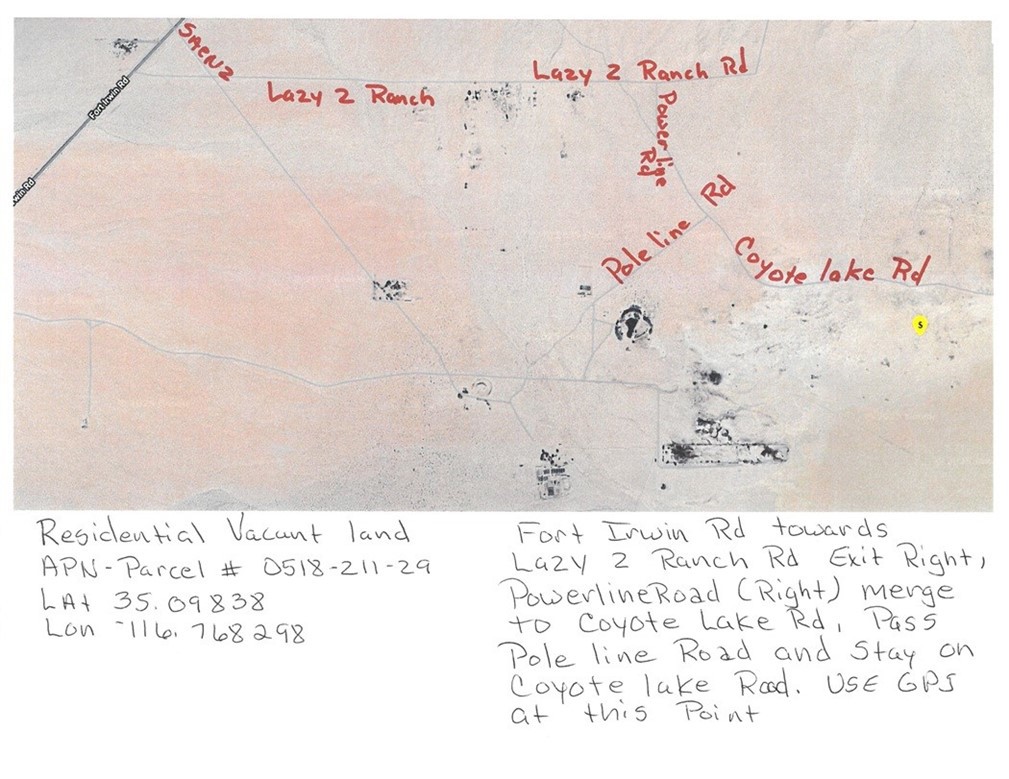 29 Coyote Lake Road Barstow, CA 92311 - Photo 1 of 2 a black and white photo of a