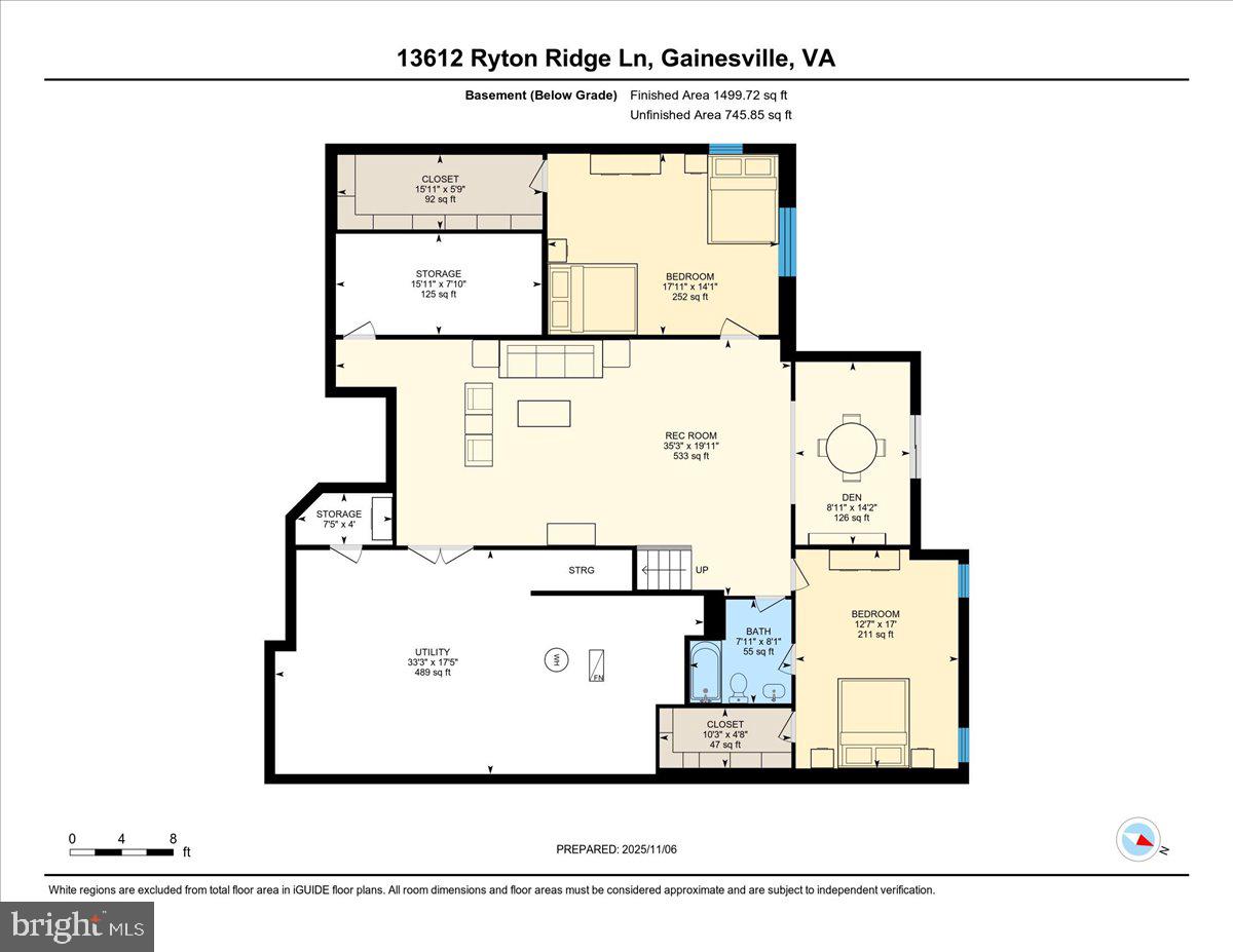 13612 Ryton Ridge Lane Gainesville, VA 20155 - Photo 84 of 84 Lower leve floor plan