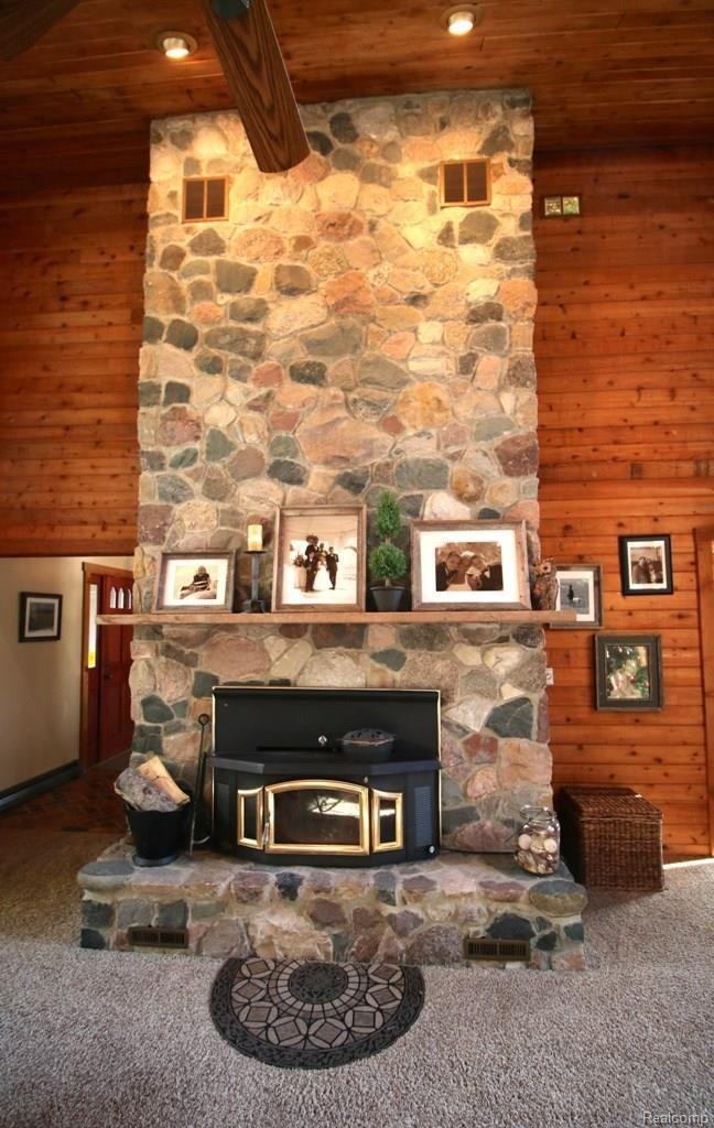 3770 Clyde Road Holly, MI 48442 - Photo 11 of 34 close-up of the fireplace