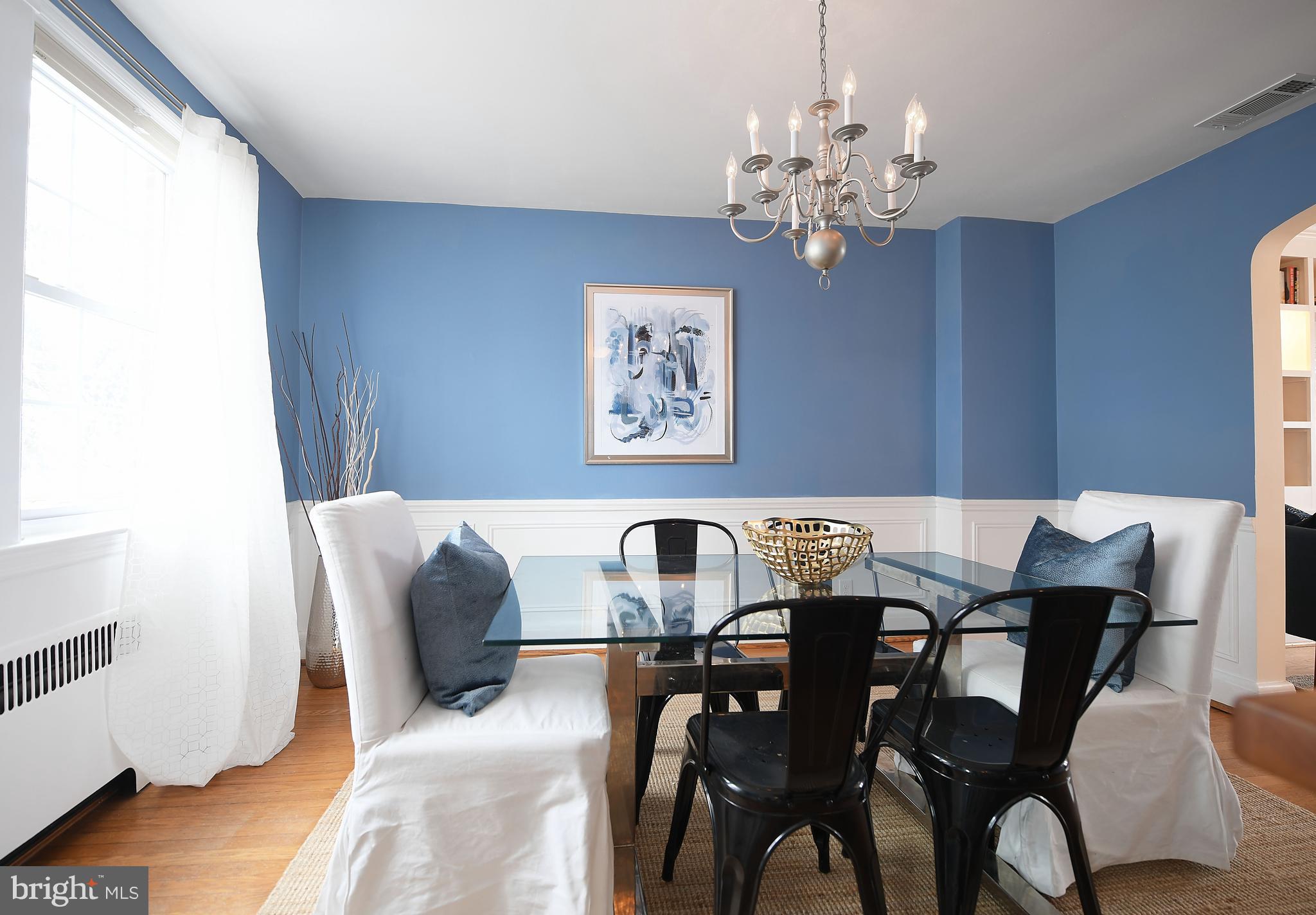 5 Murdock Road Baltimore, MD 21212 - Photo 16 of 48 a view of a dining room with furniture and chandelier