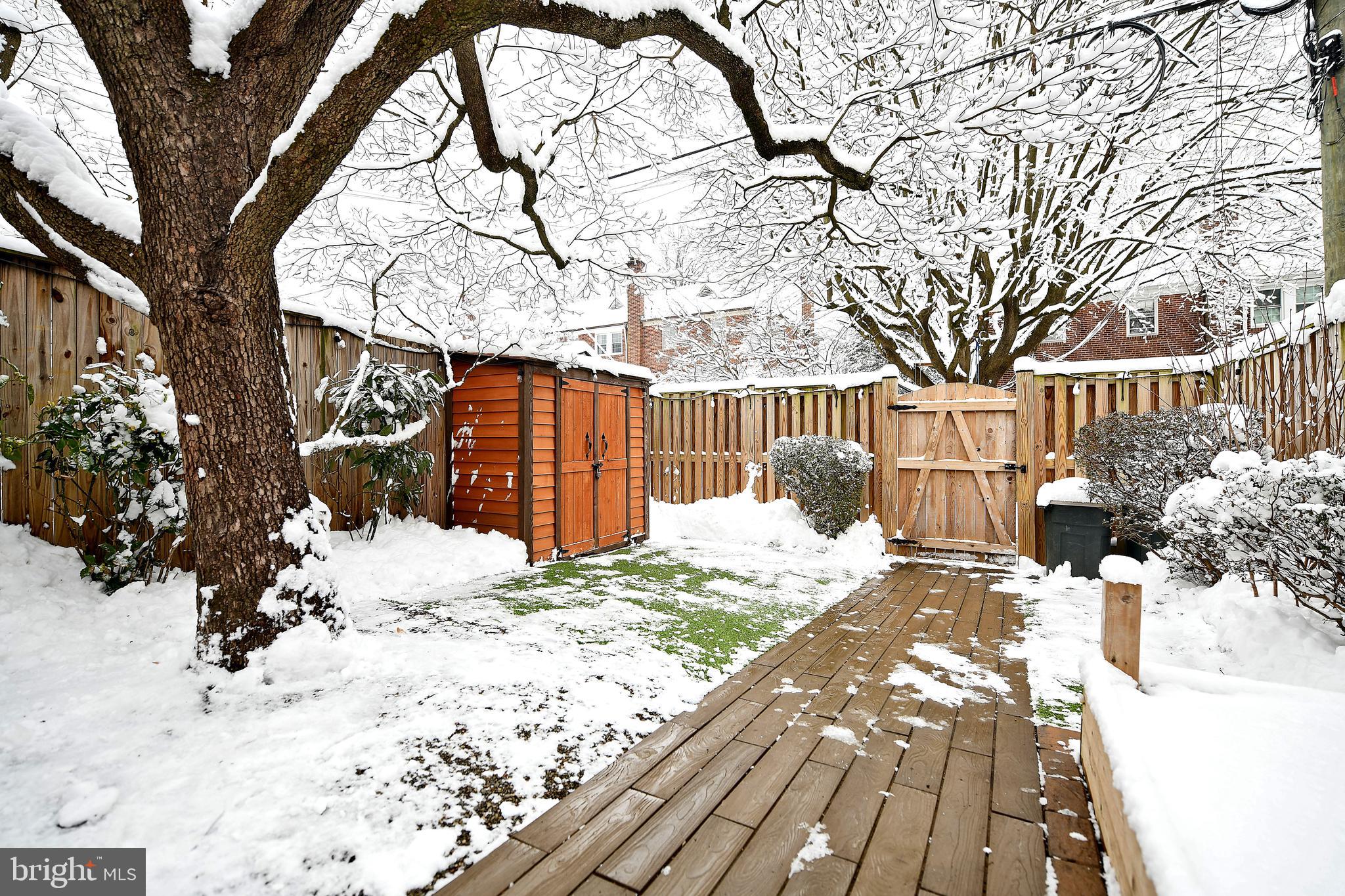 5 Murdock Road Baltimore, MD 21212 - Photo 44 of 48 a view of a backyard of snow