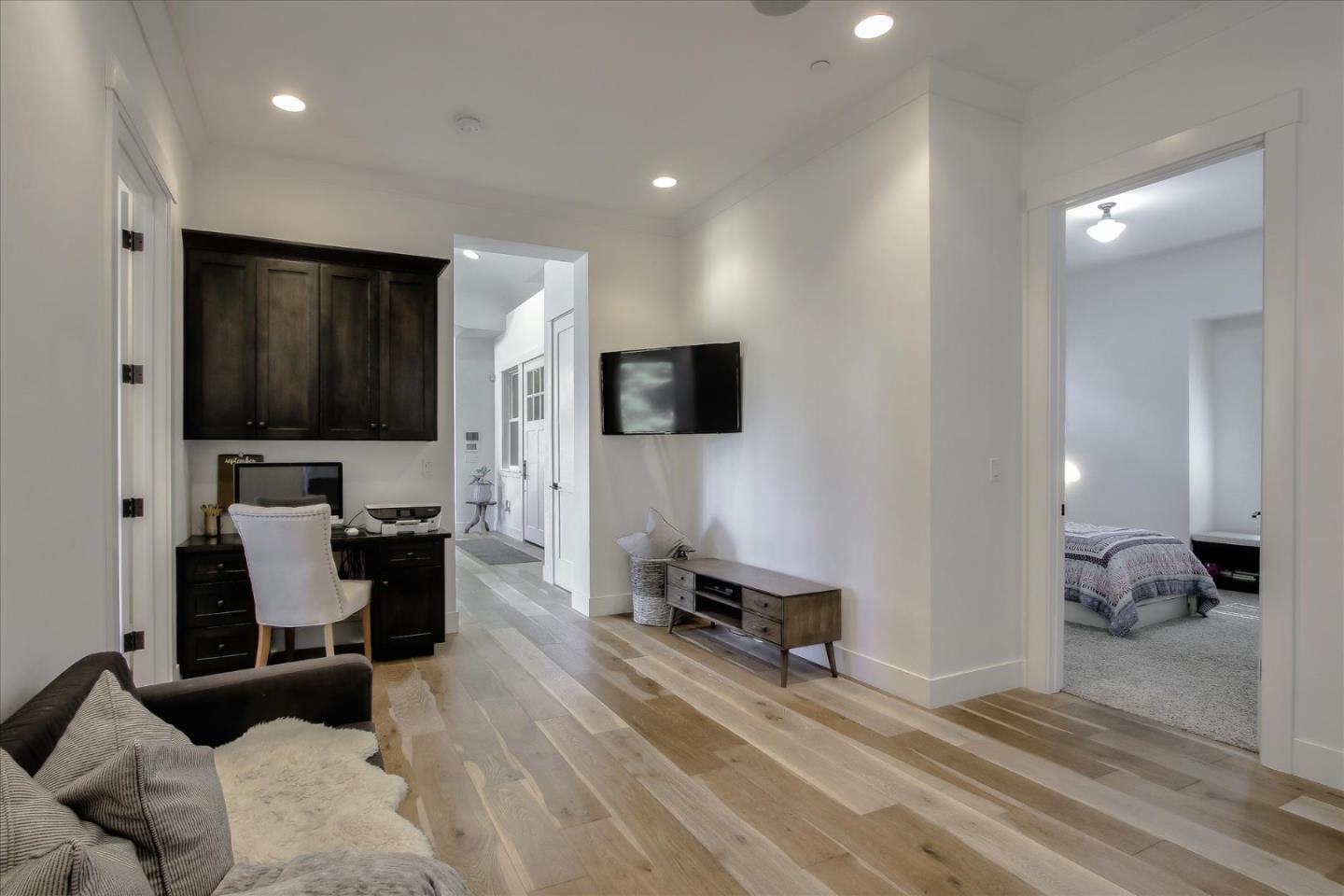 355 McKee Road Felton, CA 95018 - Photo 43 of 71 a living room with furniture and a flat screen tv