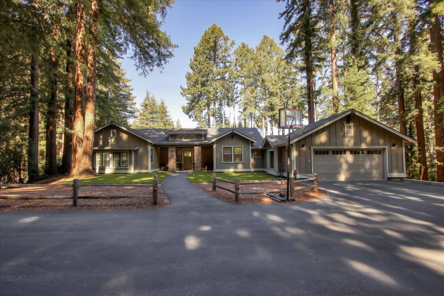 355 McKee Road Felton, CA 95018 - Photo 8 of 71 a front view of a house with a yard