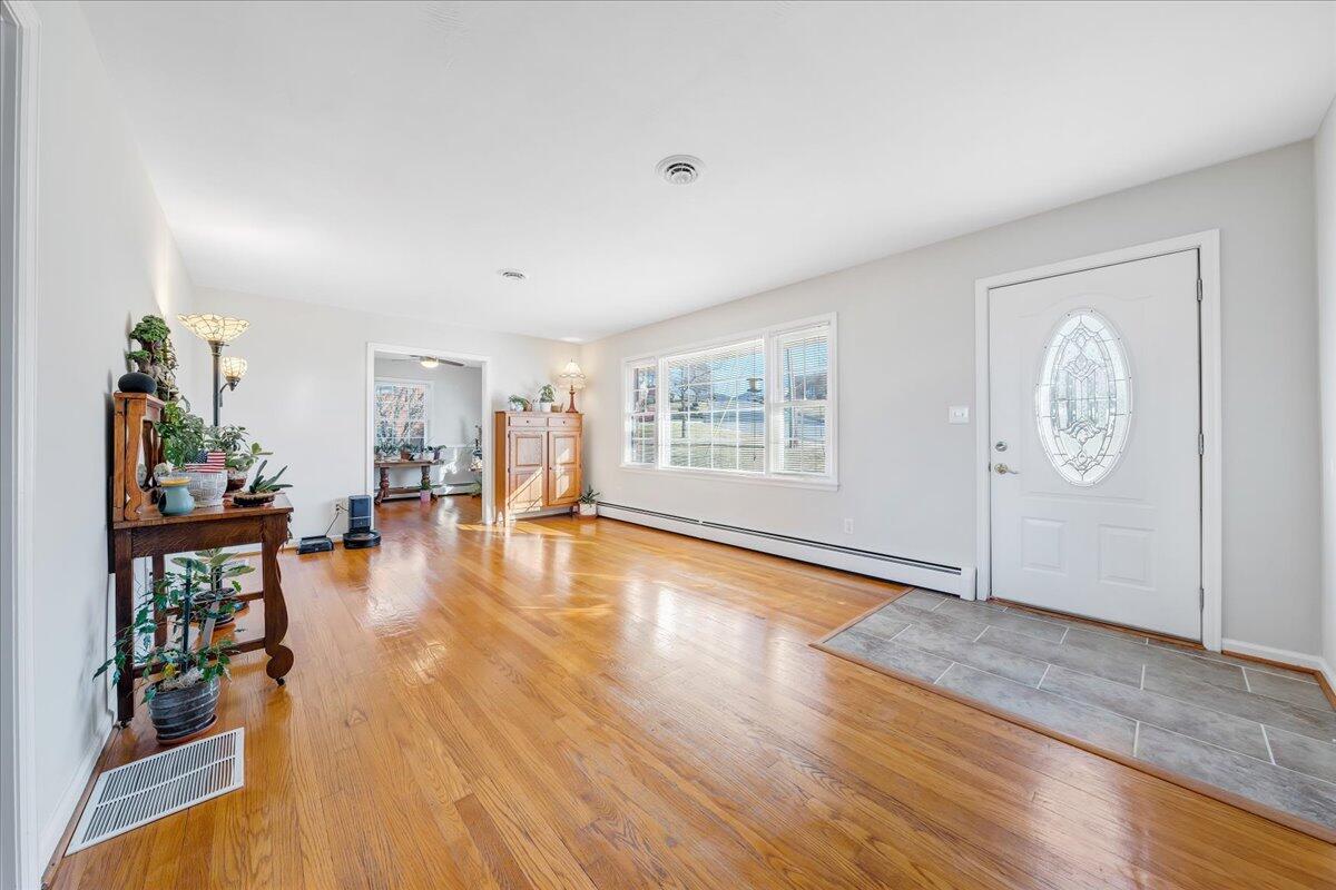 857 Olney Road Vinton, VA 24179 - Photo 3 of 45 a view of a living room and hardwood floor