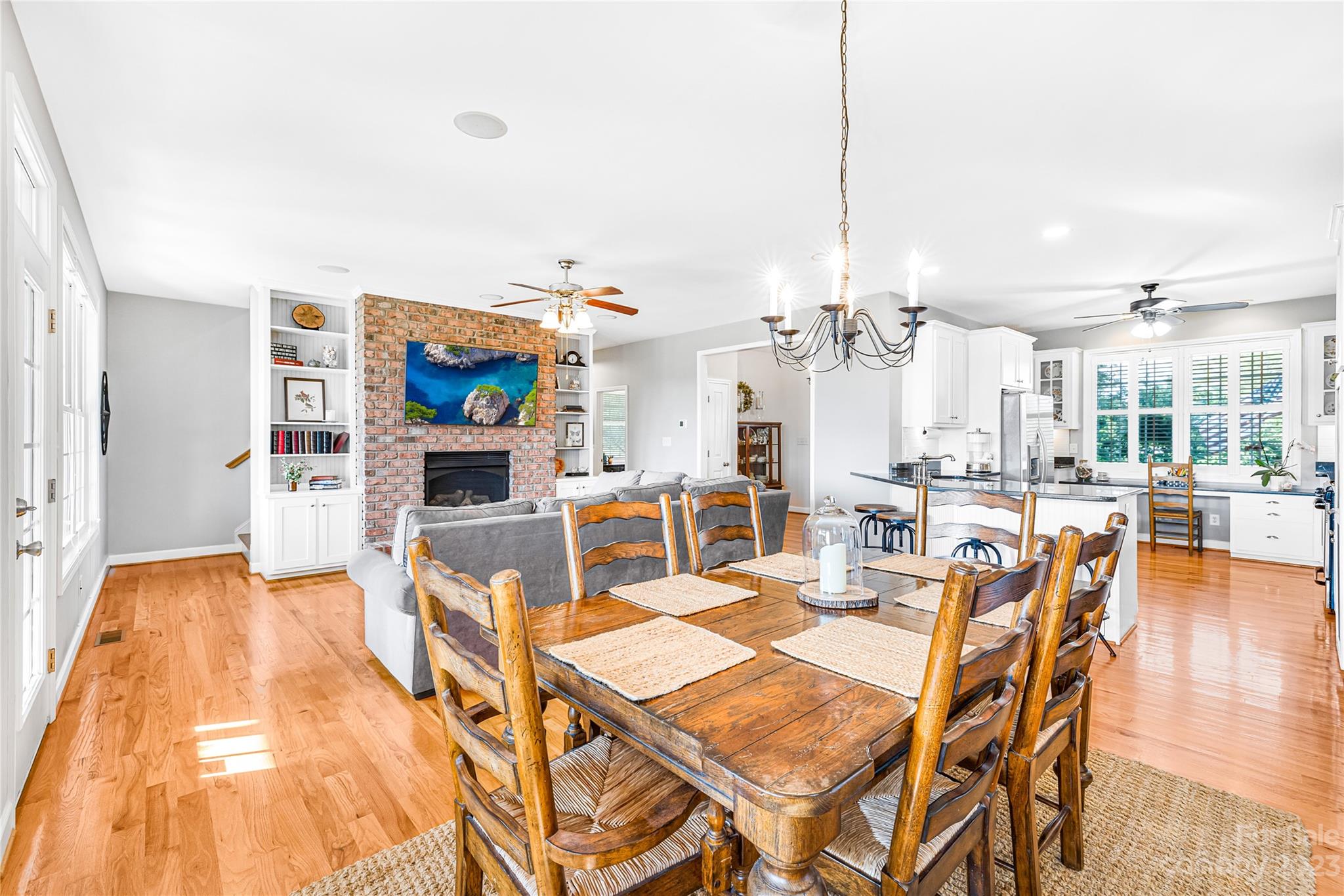 5423 Reepsville Road Vale, NC 28168 - Photo 15 of 48 a view of a dining room with furniture and wooden floor