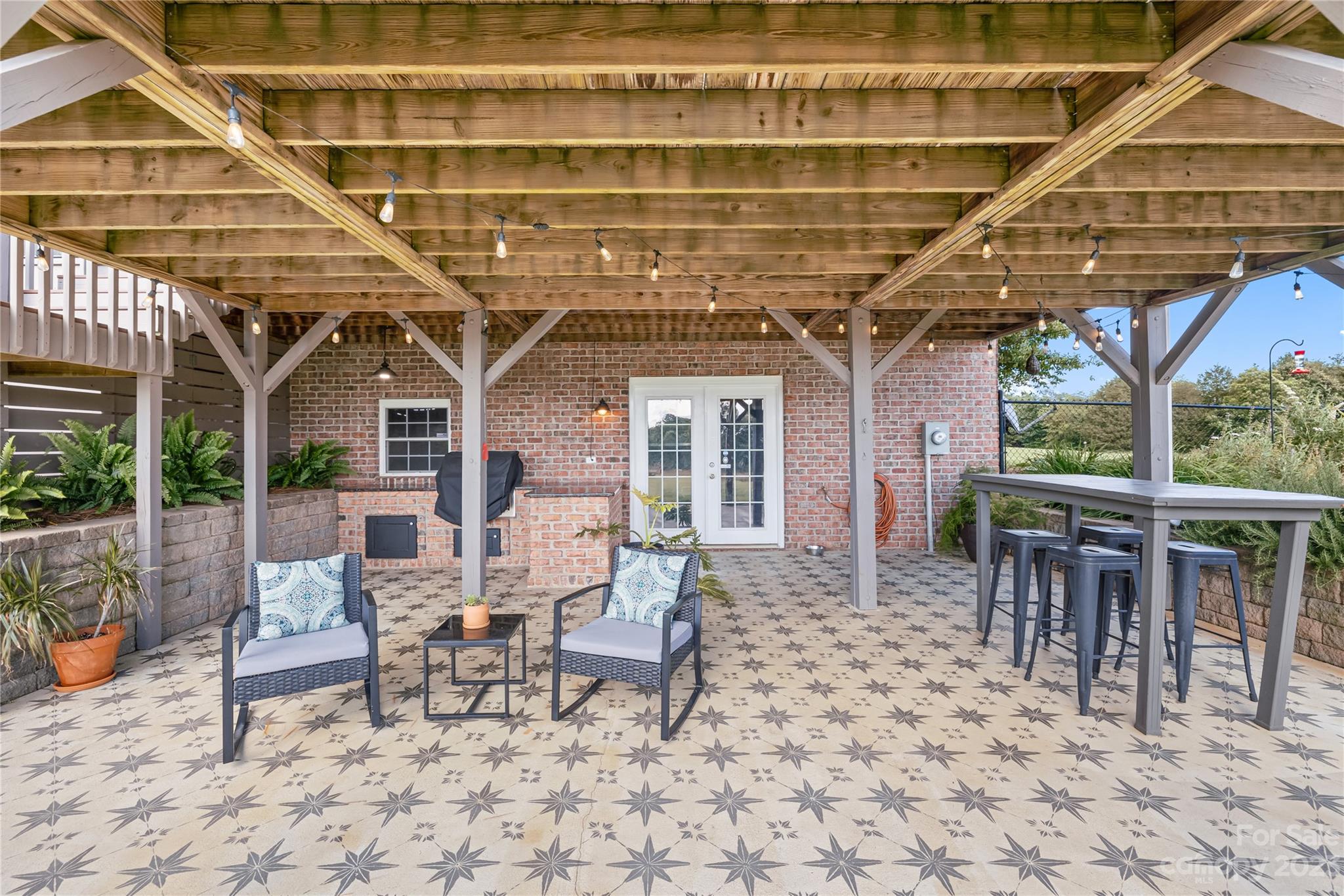 5423 Reepsville Road Vale, NC 28168 - Photo 33 of 48 a view of a chairs and table in the patio