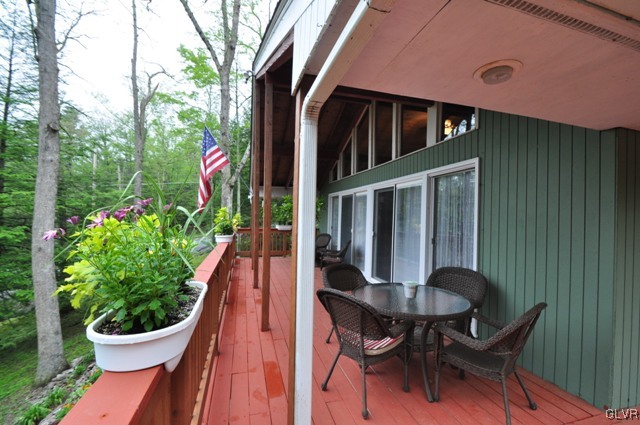 1251 Glenbrook Road Bartonsville, PA 18321 - Photo 30 of 37 a view of a chairs and table in the balcony