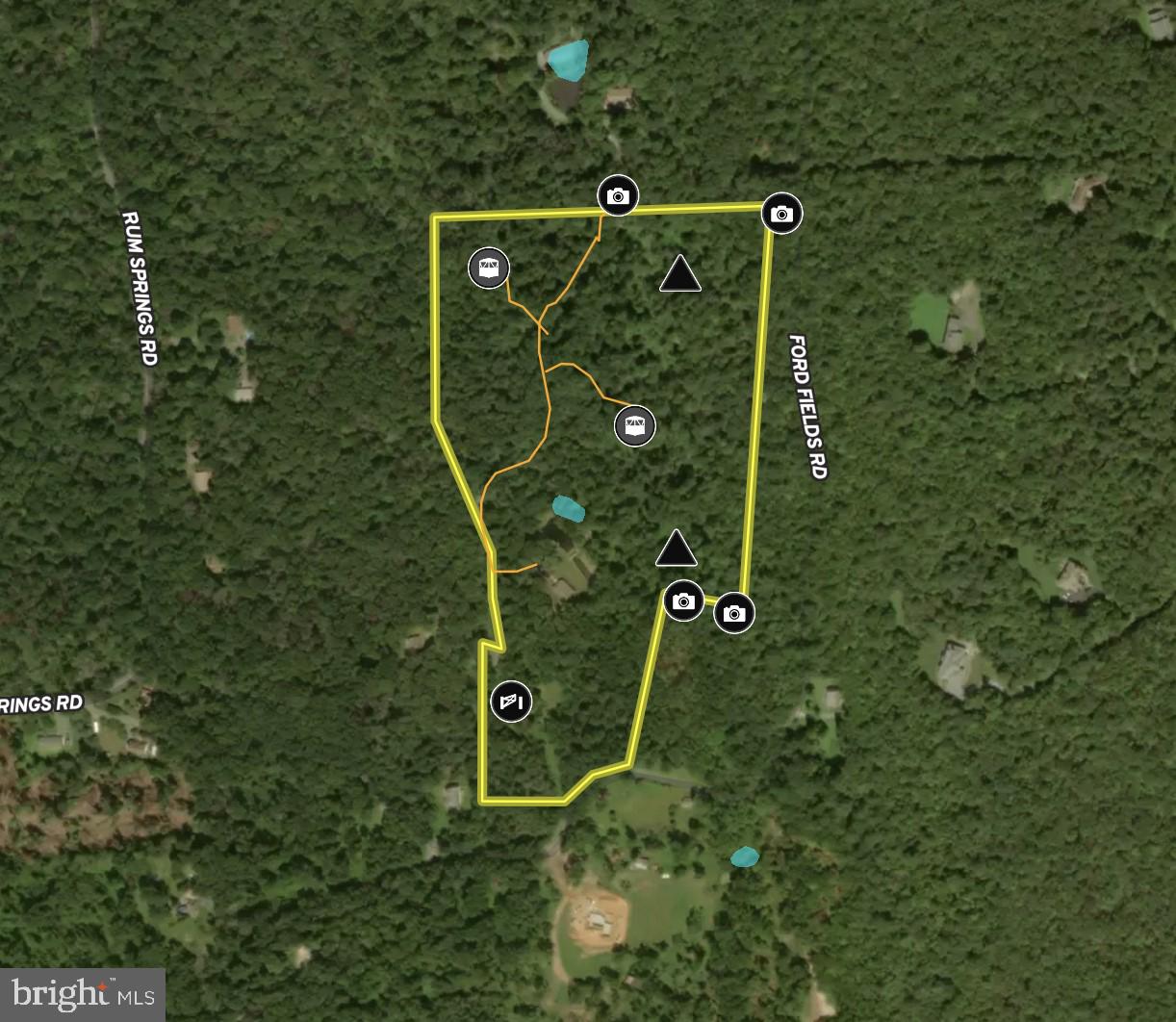 4740 Ford Fields Road Myersville, MD 21773 - Photo 17 of 147 Location of trails and blinds