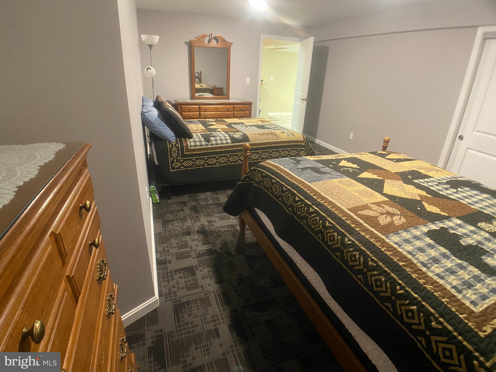 4740 Ford Fields Road Myersville, MD 21773 - Photo 77 of 147 a bathroom with a granite countertop sink and a mirror