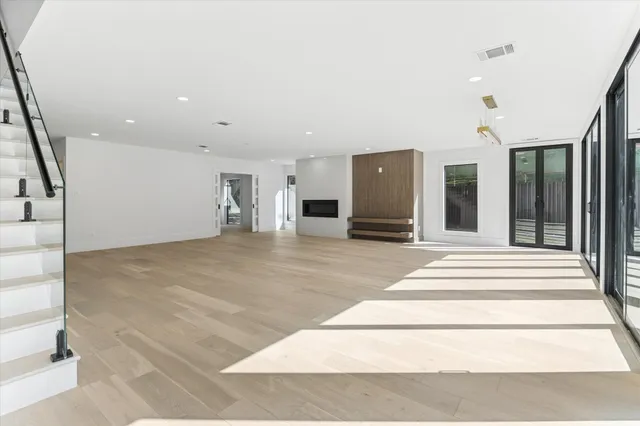 a view of a building stairs