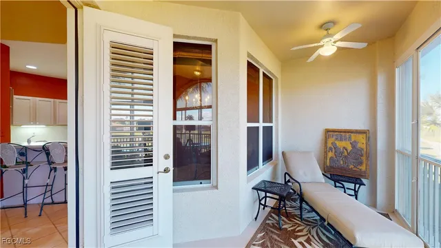a view of a hallway with workspace