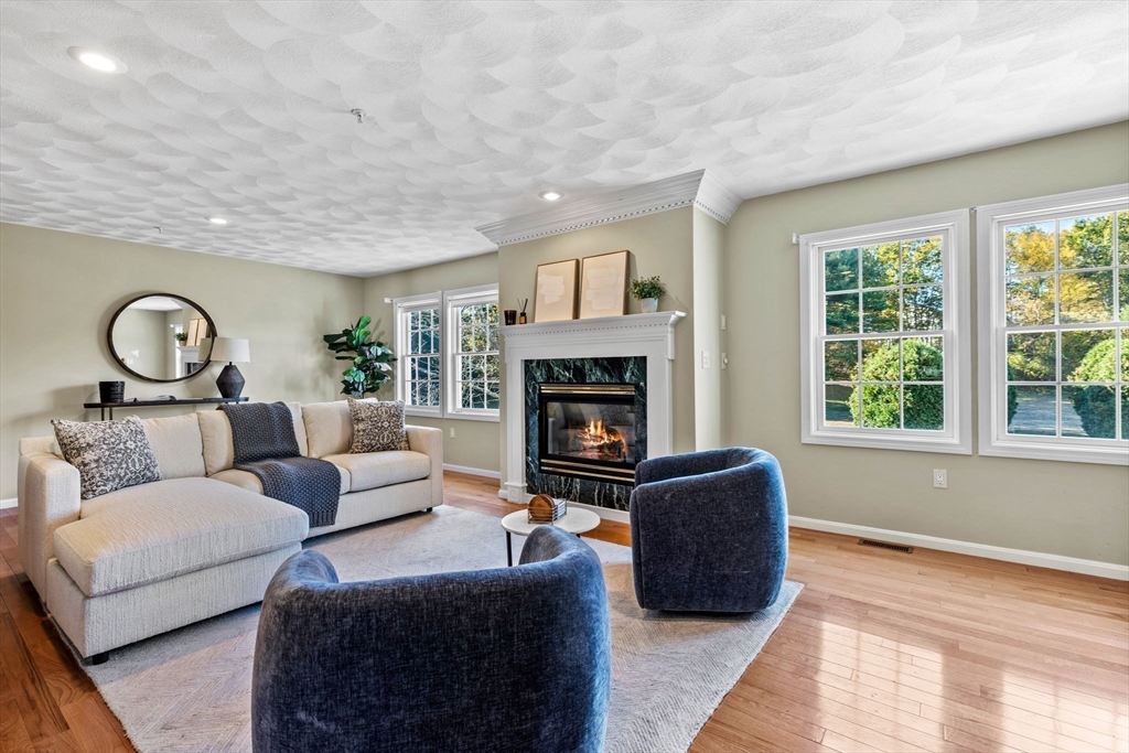 30 Maytum Way, Unit 30 Middleton, MA 01949 - Photo 6 of 42 a living room with furniture and a fireplace