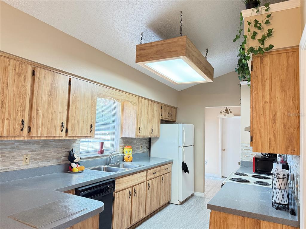 20 Cedar Road Ocala, FL 34472 - Photo 6 of 28 a kitchen with stainless steel appliances a refrigerator a sink and white cabinets