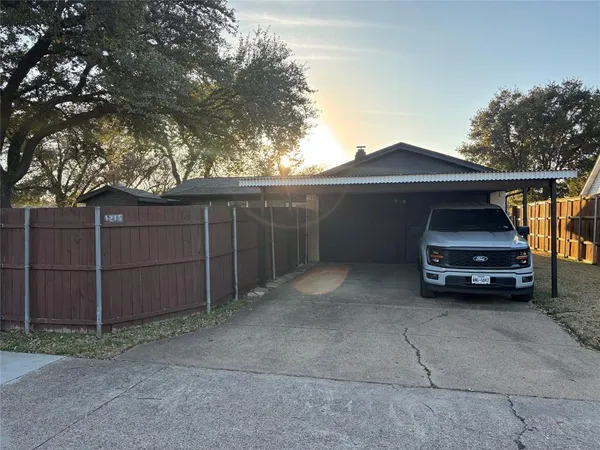a view of a car garage