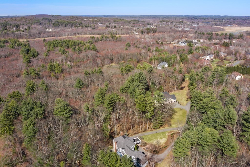 28 Cutler Farm Road Sudbury, MA 01776 - Photo 41 of 42 an aerial view of a house with a yard