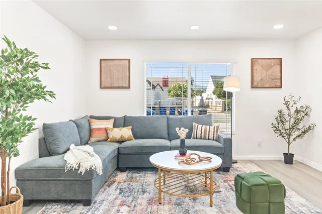 a very nice looking room with a large window