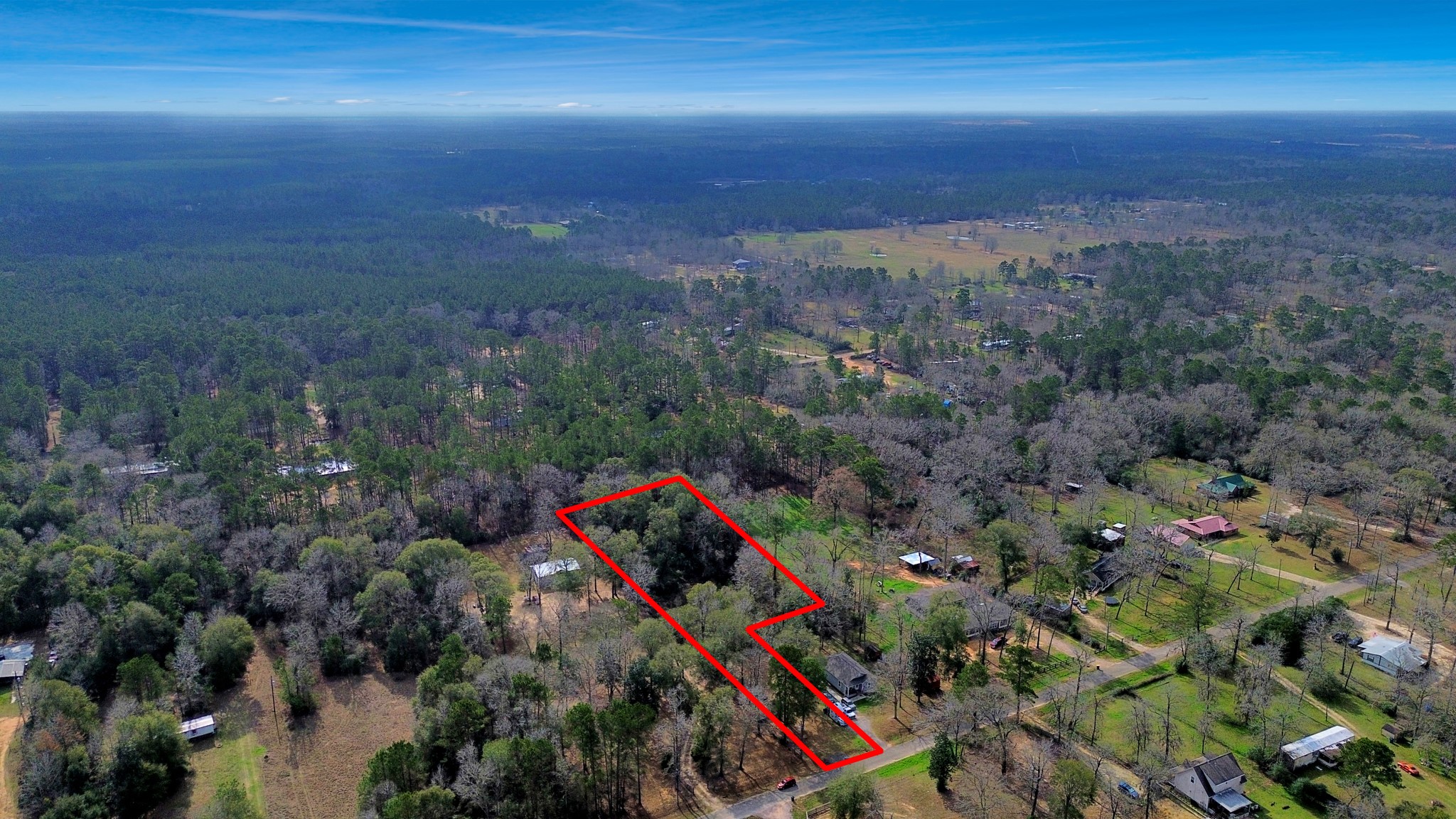 10920 Newton Circle Conroe, TX 77303 - Photo 18 of 21 an aerial view of a house