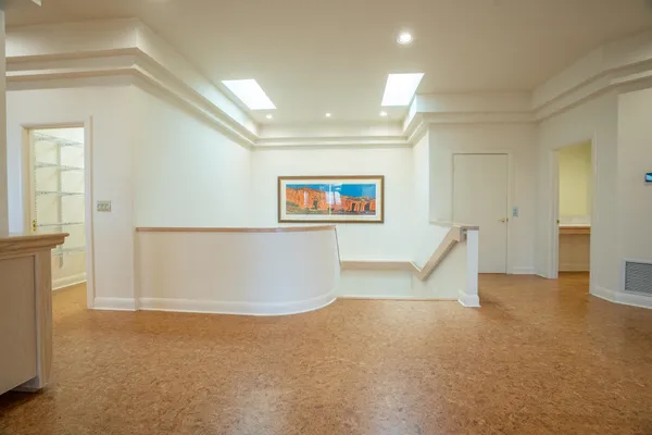 a view of a room with window