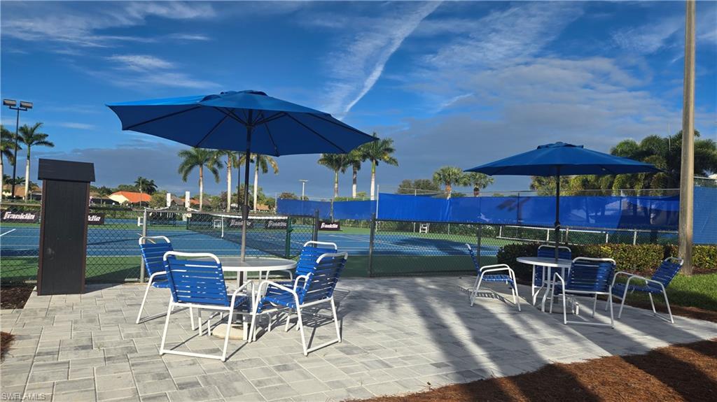 4580 Andover Way, Unit 305B Naples, FL 34112 - Photo 30 of 32 New sitting area for tennis and pickleball players