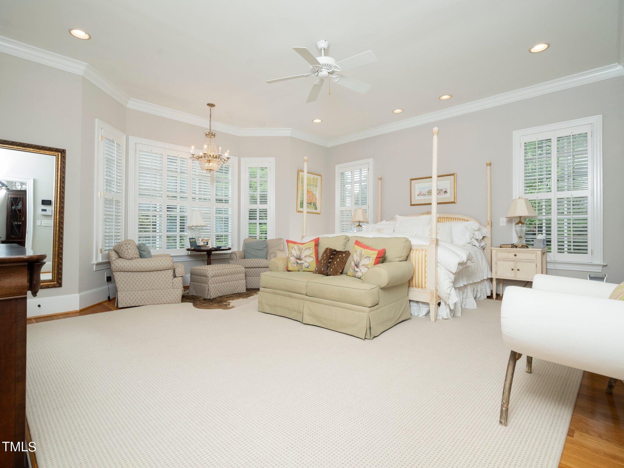2512 Lewiswood Lane Raleigh, NC 27608 - Photo 16 of 41 a living room with furniture and a large window
