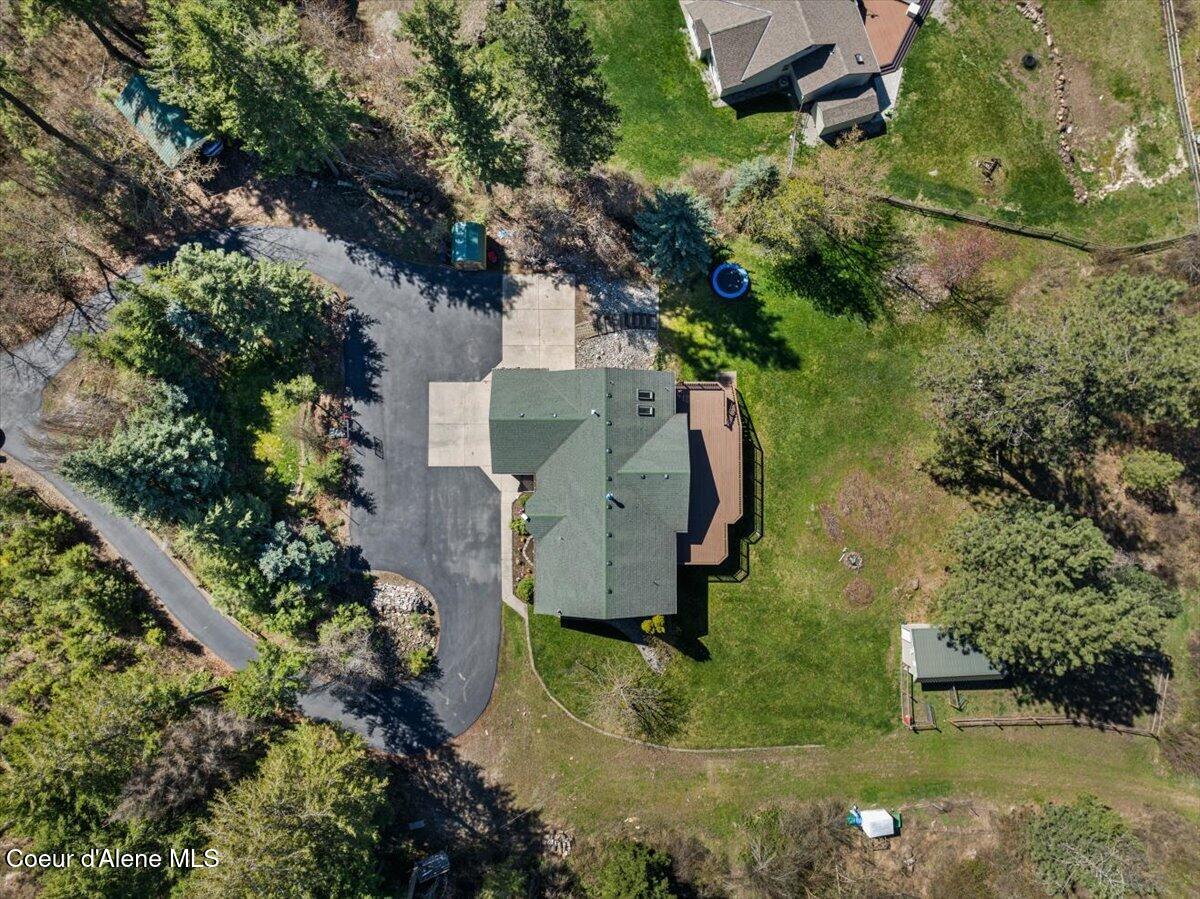 2447 East Garwood Road Hayden, ID 83835 - Photo 55 of 56 Aerial Birds Eye view