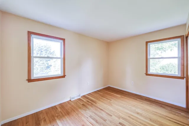 a view of a wooden fence