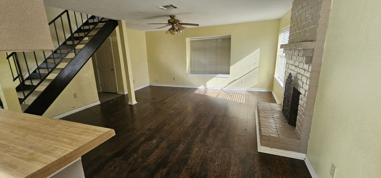5002 Ripple Creek Drive Baytown, TX 77521 - Photo 8 of 11 a view of entryway and hall with wooden floor