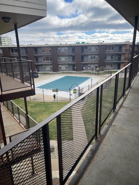 9624 West Higgins Road, Unit 3FN Rosemont, IL 60018 - Photo 11 of 12 a view of balcony with seating space