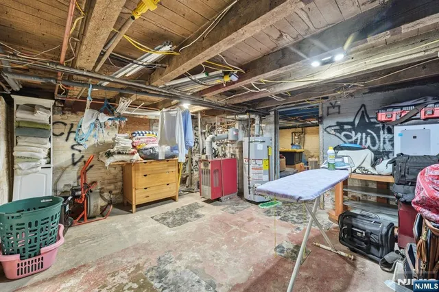 a view of storage and utility room