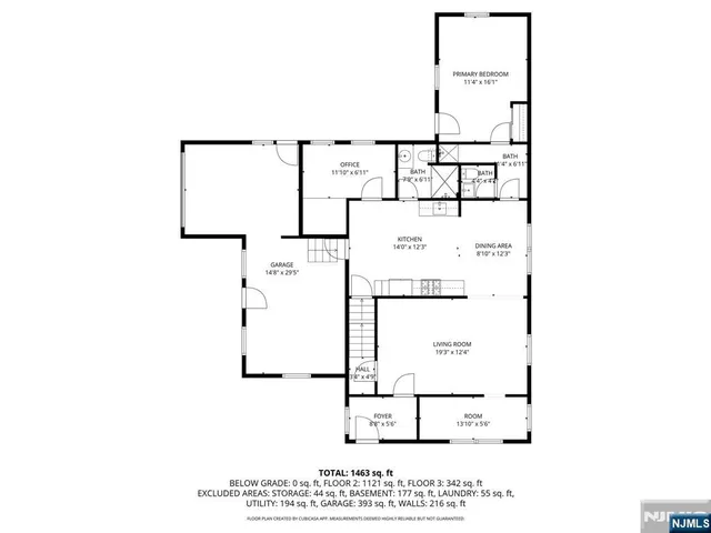 a picture of a floor plan