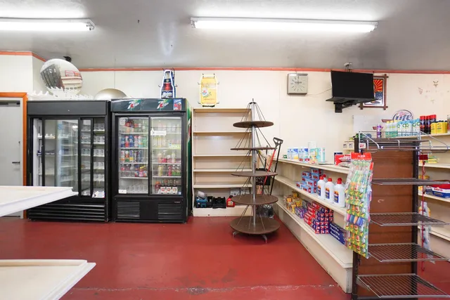 a room with storage and utility