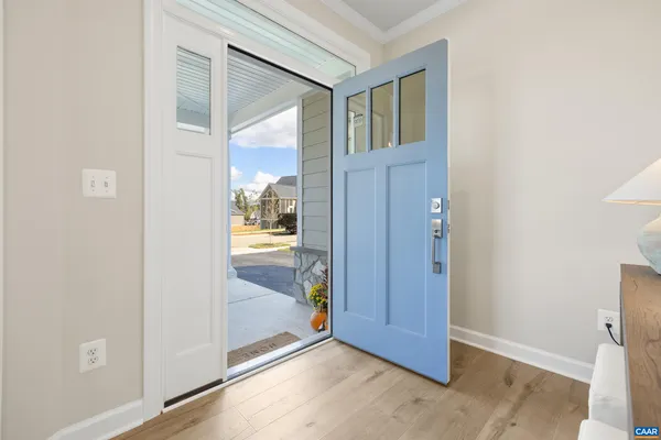 a view of an entryway door