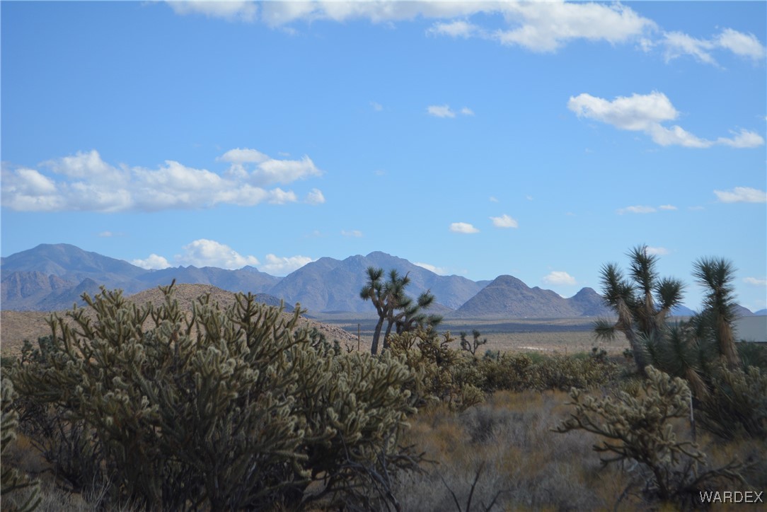 11841 Sherry Road Yucca, AZ 86438 - Photo 22 of 45 a view of a house with a mountain