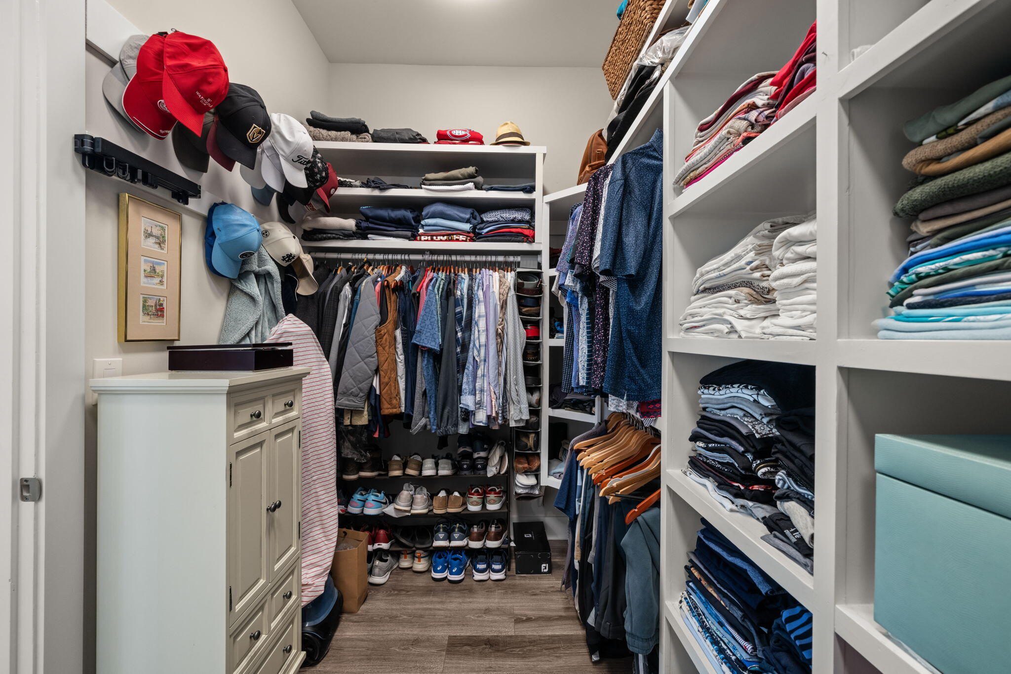 40 Tamoka Ct Inlet Beach Inlet Beach, FL 32461 - Photo 25 of 93 a view of walk in closet with clothes and shoes