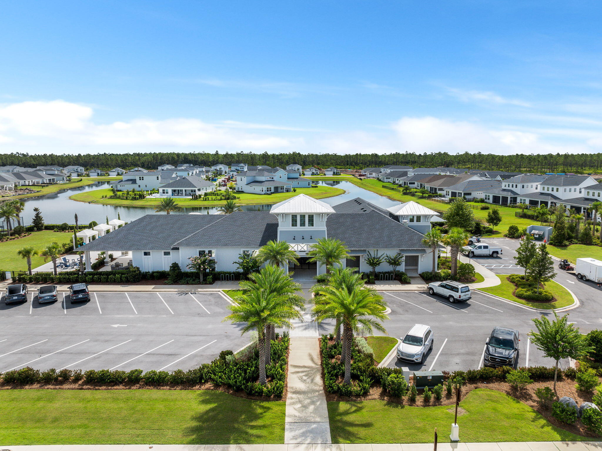 40 Tamoka Ct Inlet Beach Inlet Beach, FL 32461 - Photo 60 of 93 an aerial view of a building with garden space and ocean view